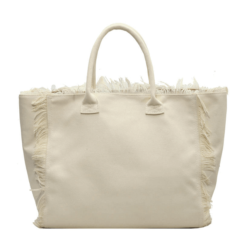 Canvas Single Shoulder Tote Bag