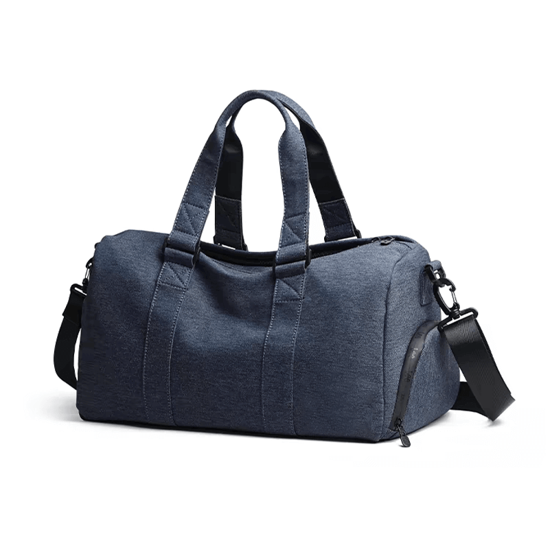 Denim Weekender Duffel Bag